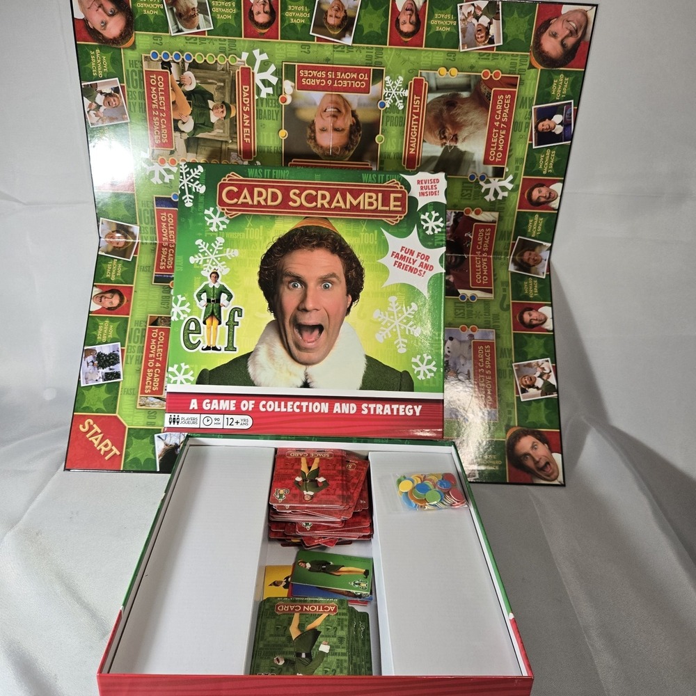 Elf The Movie Card Scramble Game Christmas  Fun For The Family!